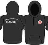 KINDER-HOODY schwarz Gr. 140