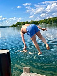 Der See lädt zum Baden ein!